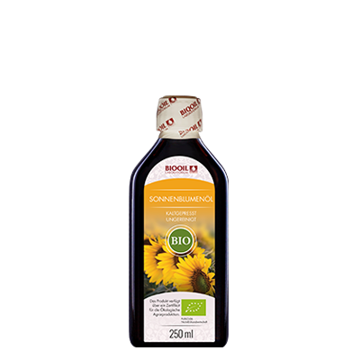 Sonnenblumenöl kaltgepresst BIO 250 ml